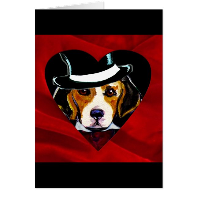 Cadeaux beagle Valentine (Devant)