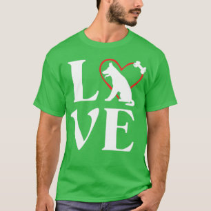 Cadeaux bergers allemands Love Dogs Tshirts pour f