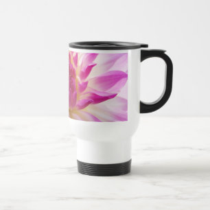 Cadeaux blancs roses de tasse de café de fleur de