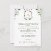 Cadeaux Cartes de remerciements Mariages officiels (Devant)