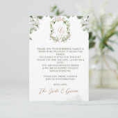 Cadeaux Cartes de remerciements Mariages officiels (Debout devant)