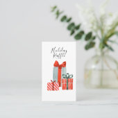 Cadeaux classiques Fête de Noël Cartes à raffes (Debout devant)