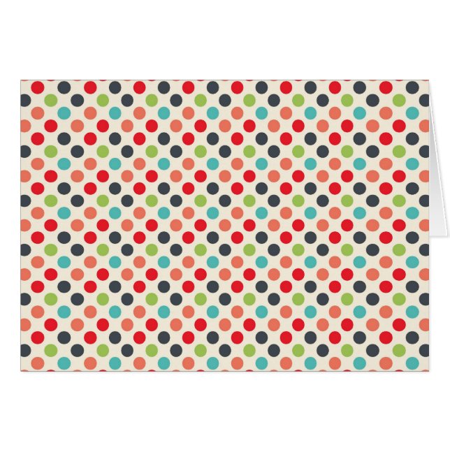 Cadeaux colorés modernes de motif de pois (Devant Horizontal)