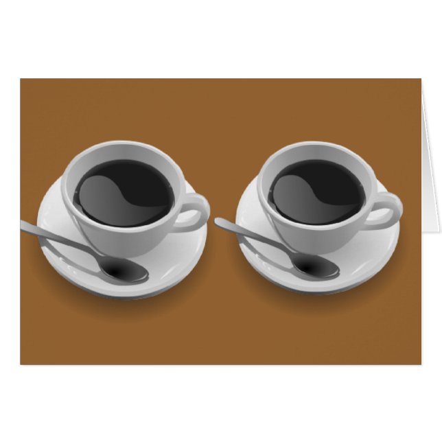 Cadeaux d'amants de café (Devant horizontal)