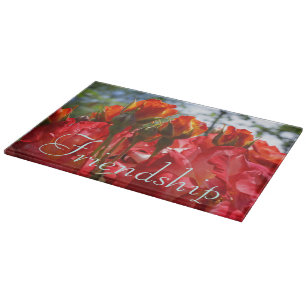Cadeaux d'amitié Roses Rouges planches à découper