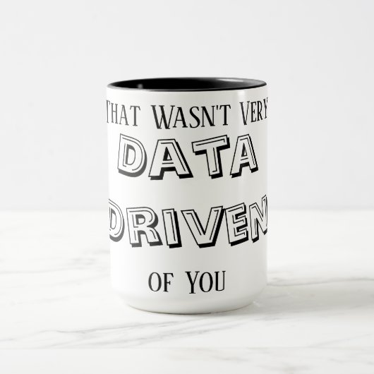 Cadeaux d'analyste de données, Mug de scientifique (Centre)