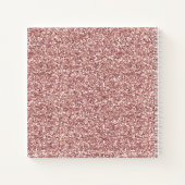 Cadeaux de Baby Shower Pailletés Rose + Livre d'or (Dos)