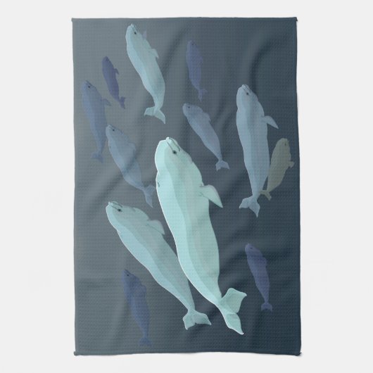 Cadeaux de baleine de serviettes de plat de (Vertical)