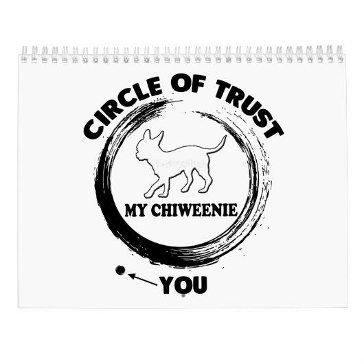 Cadeaux de calendrier de Chiweenie pour la (Dos)