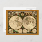 Cadeaux de cartes du Vieux-Monde (Devant / Derrière)