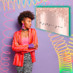 Cadeaux de certificat de maquillage Eyelash Rose D