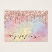 Cadeaux de certificat Drift maquillage holographiq (Devant)