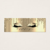 Cadeaux de certificat Faux Gold Lash maquillage Pe (Devant)