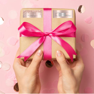 Cadeaux de certificat petit maquillage gris brilla