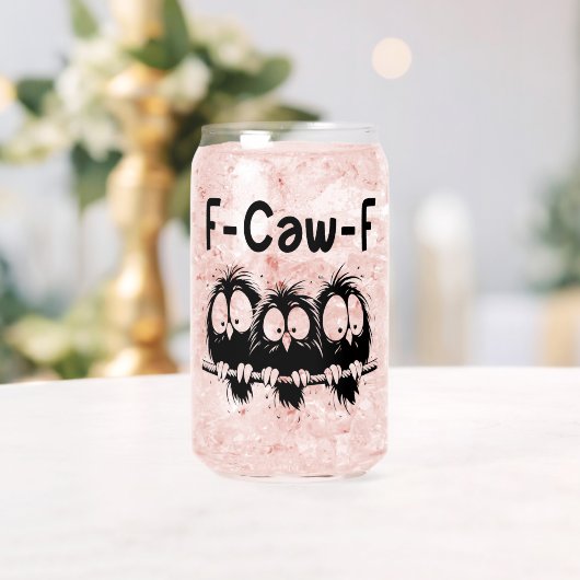 Cadeaux de citation d'oiseau drôle F-Caw-F (Insitu (Mariage))