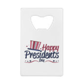 Cadeaux de conception de jour de président heureux (Dos)