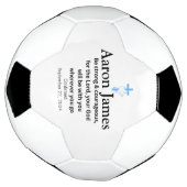 Cadeaux de confirmation pour garçons balle de foot (Tourné)