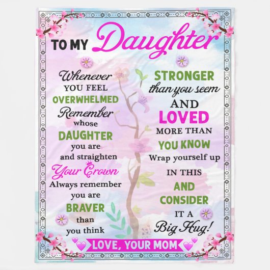 Cadeaux de couverture pour filles de mamans (Devant)