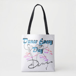 Cadeaux de danse de sac fourre-tout à danse de