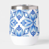 Cadeaux de demaid Italien Bleu carreaux monogramme (Avant)