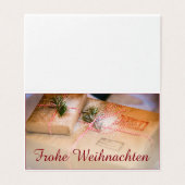 Cadeaux de fête comme motif de Noël (Outside Unfolded)