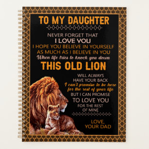 Cadeaux de fille Lettre À Ma Fille De Papa