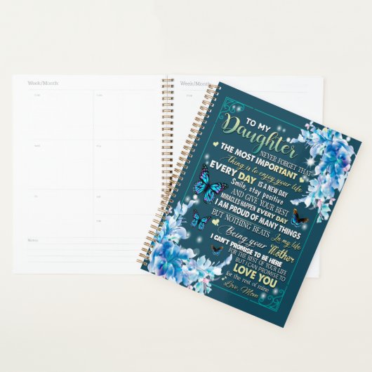 Cadeaux de fille | Lettre À Ma Fille De Papa (Devant avec enveloppe)