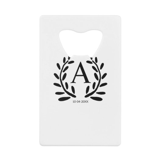 CADEAUX DE GARÇON D'HONNEUR MONOGRAMME ANNÉE DATE  (Devant)