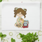 Cadeaux de grand-maman de serviette de cuisine de (Plié)