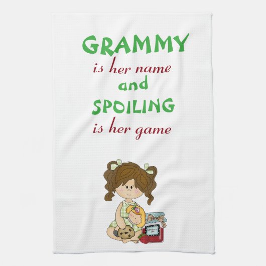 Cadeaux de grand-maman de serviette de cuisine de (Vertical)