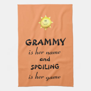 Cadeaux de grand-maman de serviette de cuisine de