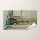 Cadeaux de guitare pour papa (Serviette à main)