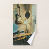Cadeaux de guitare pour petite amie (Serviette à main)