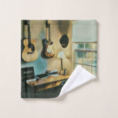 Cadeaux de guitare pour petite amie (Gant de toilette)