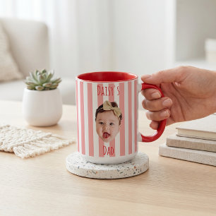 Cadeaux de la fête des pères pour papa Mug Baby Fa
