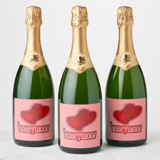 Cadeaux de lune de miel Étiquette de vin (Bouteilles)