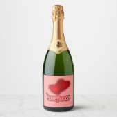 Cadeaux de lune de miel Étiquette de vin (Devant)