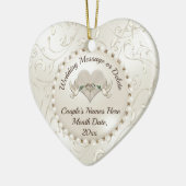 Cadeaux de mariage bon marché, Ornement Mariage (Gauche)