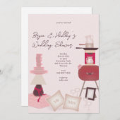 Cadeaux de mariage Douche Invitation (Devant / Derrière)