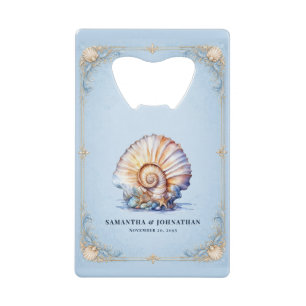 Cadeaux de mariage thème plage coquillages luxe