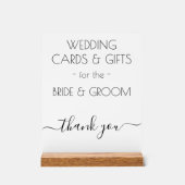 Cadeaux de mariage Typographie moderne blanche noi (Recto)