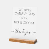 Cadeaux de mariage Typographie moderne blanche noi (Angle)