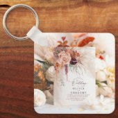 Cadeaux de mariage uniques : Mini porte-clés d'inv (Recto)
