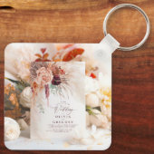 Cadeaux de mariage uniques : Mini porte-clés d'inv (Verso)