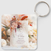 Cadeaux de mariage uniques : Mini porte-clés d'inv (Dos)