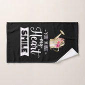 Cadeaux de mariage | Vous Faites Sourire Mon Coeur (Serviette à main)