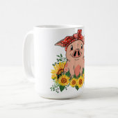 Cadeaux De Mug De Cochon Cute _ Cadeaux Pour Famil (Devant gauche)