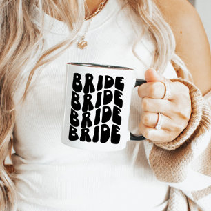 Cadeaux De Mug De Mariée Rétro Pour Être Mariée
