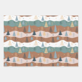 Cadeaux de Noël 3 feuilles de papier à envelopper (Devant 2)