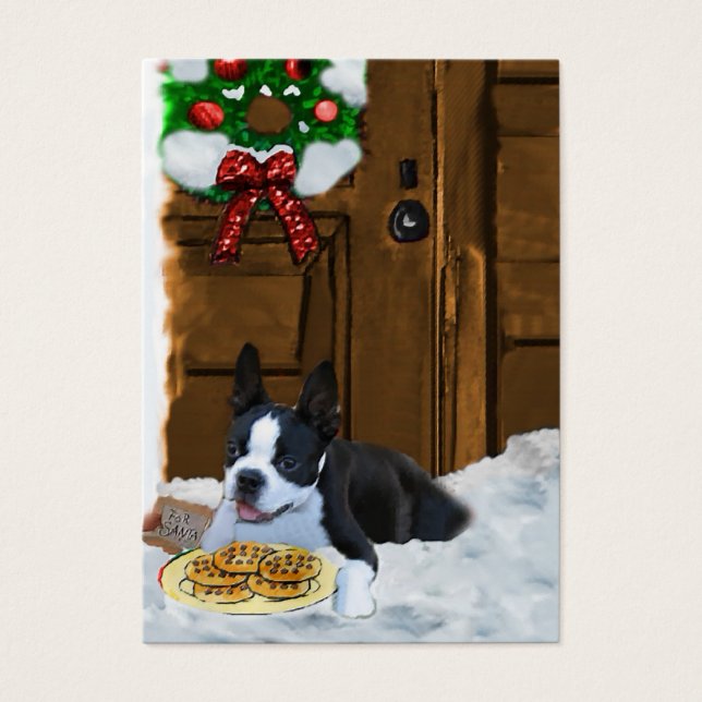Cadeaux de Noël Boston Terrier (Devant)